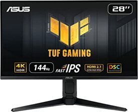 ASUS ゲーミングモニター TUF Gaming VG28UQL1A 28インチ/4K/144Hz/HDMI 2.1,DP/IPS/1ms/ PS5/ファイナルファンタジーXIV推奨モニター/国内正規品