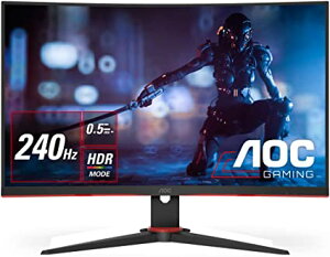 AOC Q[~O j^[ fBXvC C27G2ZE/11 (27C`/Ch/Ȗ/ 240Hz/0.5ms/VA 1500R/FHD/DP/HDMI2.0 x 2/DP1.2 x1)