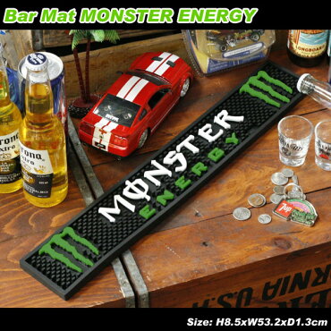 バーマット「Monter/モンスター」★エナジードリンク/カクテル/BARGOODS/バーグッズ/アメリカン雑貨★