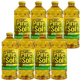 Pine-Sol パインソル 液体クリーナー（レモンフレッシュ）1410ml 【8本セット】 マルチクリーナー 掃除 洗剤 松の精油 アメリカ雑貨 アメリカン雑貨