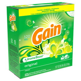 洗濯洗剤 粉末 ゲイン オリジナル 120回分 3.9kg 137oz GAIN P&G 輸入洗剤 アメリカ製 アメリカン雑貨