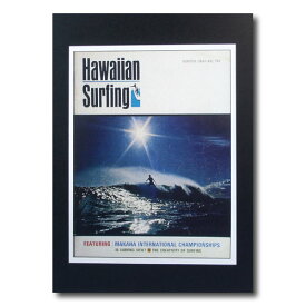 サーフムービーポスター L-119 「Hawaiian Surfing」 サイズ：28×21.5cm アメリカ雑貨 アメリカン雑貨