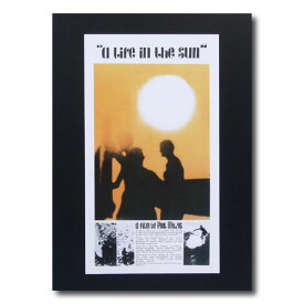 サーフムービーポスター L-45 「'a life in the sun'」 サイズ：31×17.5cm アメリカ雑貨 アメリカン雑貨