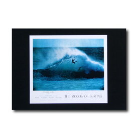 サーフムービーポスター L-50 「THE MOODS OF SURFING」 サイズ：21.5×24.5cm アメリカ雑貨 アメリカン雑貨