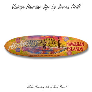 XeB[u lCi Be[WnCATC uAloha Hawaiian Island Surf Boardv ؐŔ t@CA[g nCACeA AeB[NTC T[t{[h AJG A