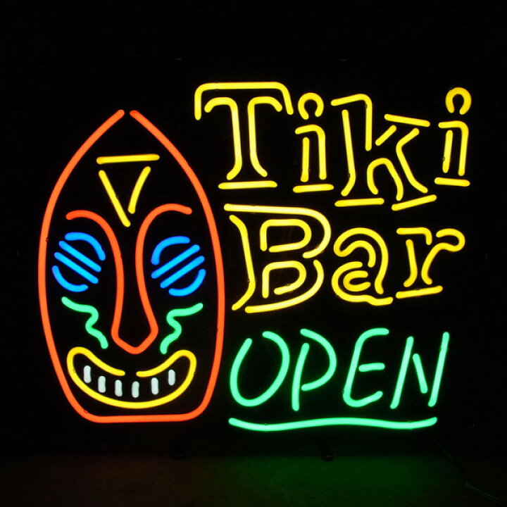 楽天市場】ネオンサイン TIKI BAR ティキバー ネオン管 照明 店舗装飾 
