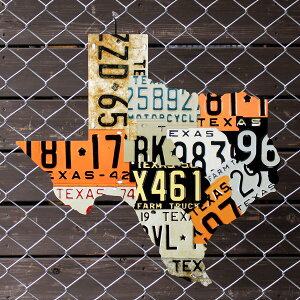 �A�����J���X�e�B�[���T�C���uTEXAS LICENSE PLATE�v PS-095 �e�L�T�X���C�Z���X�v���[�g ���^���T�C�� �Ŕ� �A�����J�G�� �A�����J���G��