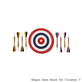 ベルジアン ダーツボードセット「コンプリート7」 アメリカ製 インテリア スティールティップ ハードダーツ アメリカ雑貨 アメリカン雑貨