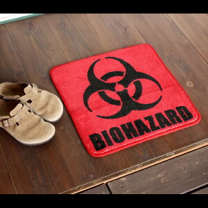 �~�j�C���e���A�}�b�g �uBIOHAZARD �o�C�I�n�U�[�h�v �c45×��45cm �t���A�}�b�g �C���e���A�}�b�g �A�����J�G�� �A�����J���G��