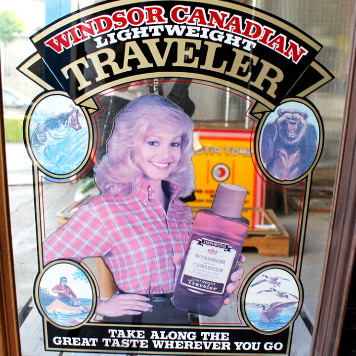 楽天市場】パブサインミラー WINDSOR CANADIAN WHISKY TRAVELER 56×46 