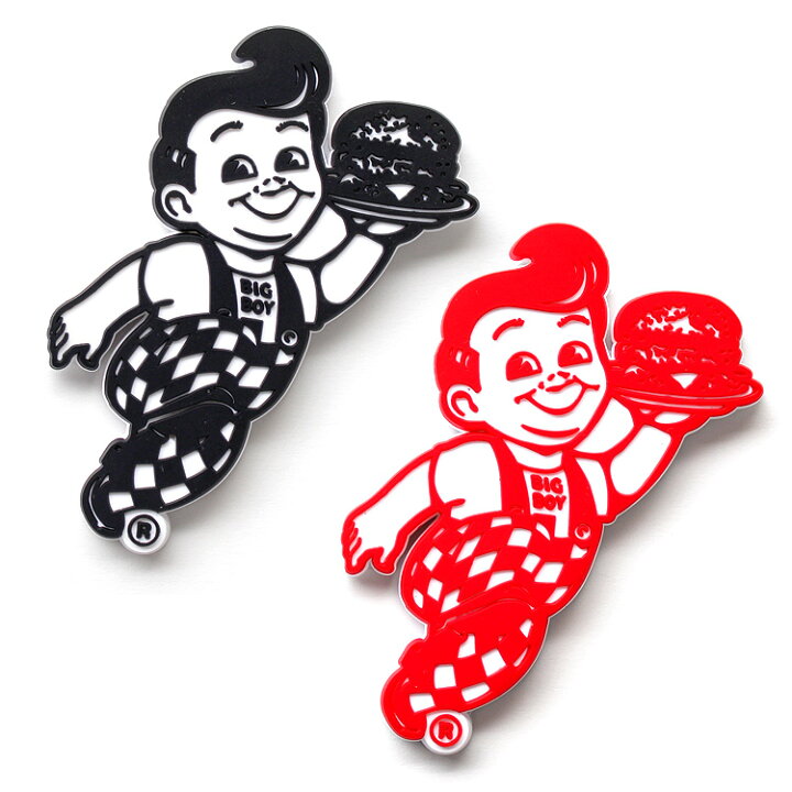 楽天市場】マグネット 冷蔵庫 BIGBOY ビッグボーイ マグネット 赤白2点 
