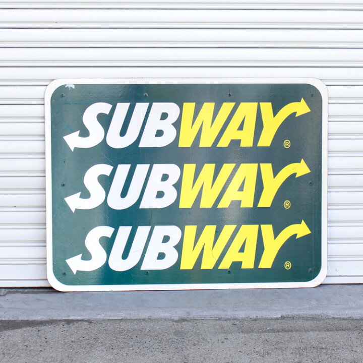 US Subway 看板 ストアディスプレイ サイン アドバタイジング アメトイ 