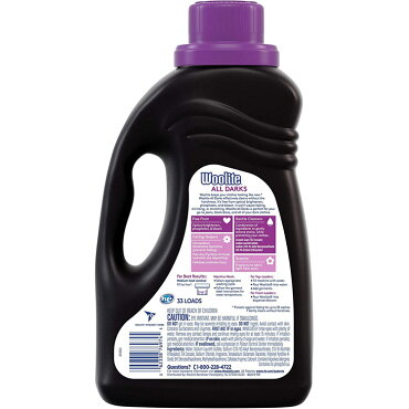 Wooliteウーライト洗濯用洗剤液体ダーク(濃い色の衣類用洗剤)50oz1.48Lおしゃれ着洗いダークカラー用洗濯洗剤日用品アメリカ製