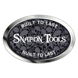 Snap-on �X�i�b�v�I�� �f�J�[�� �I�[�o�� BUILT TO LAST �X�J����R �u���b�N �c10.2×��15.3cm �X�e�b�J�[ �V�[�� �� �K���[�W �A�����J���G��