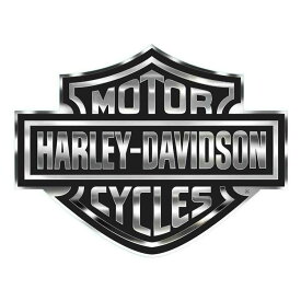 ステッカー ハーレーダビッドソン メガデカール ”CLASSIC H-D B&S LOGO” 白黒 CG4330 ビニル製 約73.6×94cm Harley-Davidson 特大 BIG ステッカー シール CARデカール 車 アメリカ製 アメリカ雑貨