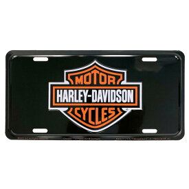 看板 ハーレーダビッドソン ライセンスプレート CLASSIC H-D B&S LOGO CG1846 縦15×横30.5cm Harley-Davidson CMプレート 壁面看板 B&S ?アメリカ製 アメリカ雑貨