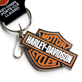 キーホルダー ハーレーダビッドソン メタル キーチェーン H-D B&S LOGO エナメル #4232 メタル製 Harley-Davidson