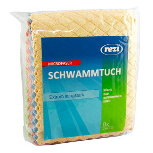 NX REZI SCHWAMMTUCH }CNt@Co[X|WNX 8P 20×17cm |GXe |pi  Lb` I[XgA pi AJG