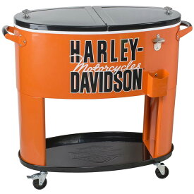 HARLEY-DAVIDSON ハーレーダビッドソンモーターサイクルズ ローリングクーラー HDL-10073 クーラーボックス キャビネットワゴン カート アメリカ雑貨 アメリカン雑貨