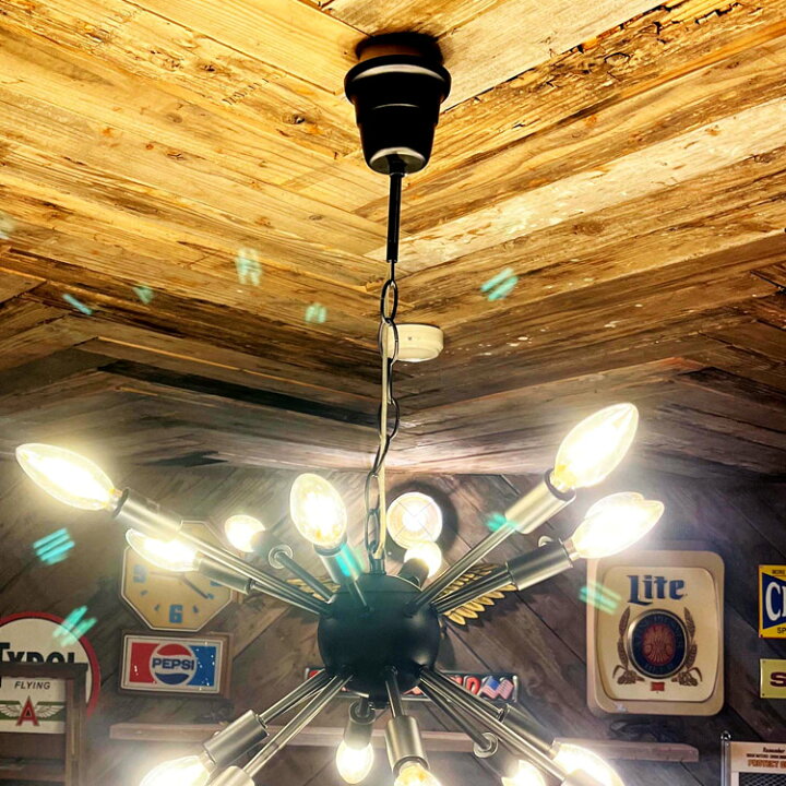 楽天市場】天井照明 SPUTNIK LAMP スプートニクランプ 16バルブ 