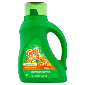 洗濯洗剤 液体 ゲイン アイランドフレッシュ 32回分 1.36L 46oz P&G Gain 洗濯用洗剤 輸入洗剤 アメリカ製 アメリカ雑貨