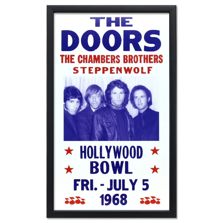 楽天市場】額入りバンドポスター THE DOORS ザ ドアーズ JULY 5 1968 