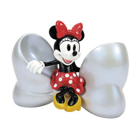 フィギュア ディズニー100 ミニー 12.5cm ニーマウス ミッキーマウス 100周年 記念 enesco Disney Showcase レジン製 置物