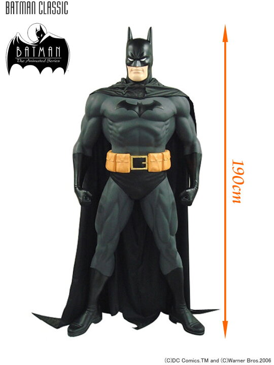 楽天市場】等身大フィギュア バットマンクラシック 190cm BATMAN 