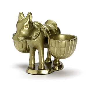  Donkey And Backet Gold hL[AhoXPbg S[h A~jE W15×D15×H12.5cm g[ IuWF [ u  HERE by DETAIL