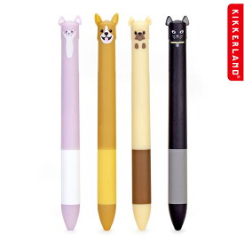 ボールペン KIKKERLAND Cat And Dog Multicolor Pens キャット アンド ドッグ マルチカラーペン おしゃれ キッカーランド