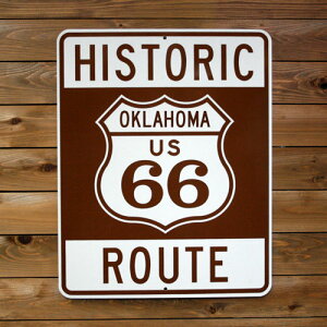 AJ̓HW uHISTORIC ROUTE66 OKLAHOMAv qXgbN [g66 INz} c76×61cm AJ gtBbNTC K[WO Xܑ