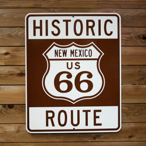 �A�����J�̓��H�W�� �uHISTORIC ROUTE66 NEW MEXICO�v �q�X�g���b�N ���[�g66 �j���[���L�V�R �c76×��61cm �A�����J�� �g���t�B�b�N�T�C�� �K���[�W���O �X�ܑ���