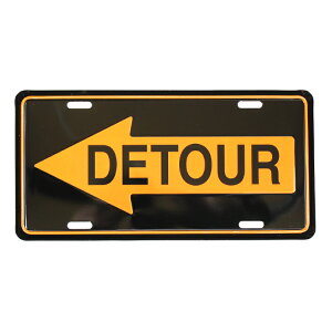 CM�v���[�g DETOUR �� �c15.3×��30.3cm �i���o�[�v���[�g�^ �C���e���A �Ŕ� �A���~�� �A�����J���G��