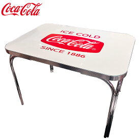 テーブル Coca-Cola コカコーラ ダイナーテーブル Uシリーズ 「Coke Diner Table U Series」 PJ-1150D 4人掛け 高さ75.5×縦73×横106.5cm おしゃれ インテリア コカ・コーラ アメリカ雑貨 アメリカン雑貨