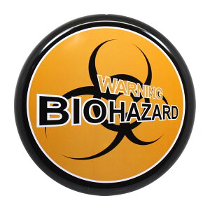 AJŔ I[ov[g WARNING BIOHAZARD xIoCInU[h a31.5cm×2.2cm uL ^TC ǖʑ K[W CeA AJG