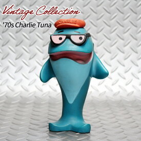 ヴィンテージドール チャーリーツナ Charlie ソフビドール 70年代 高さ18.5cm レア カンパニーキャラクタ デッドストック キャラクターアメキャラ アメ雑