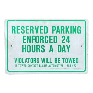 Be[WTC RESERVED PARKING c30×45.5cm A~ 1_m Ns AJG