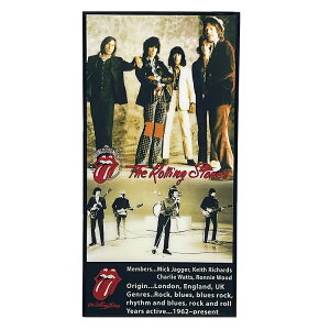 A[gt[ bNt[ [OXg[Y #1 c30.5×15.5cm AN z  |X^[ A[g|X^[   The Rolling Stones AJG AJG