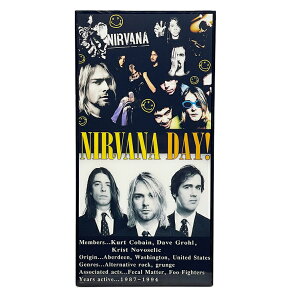 A[gt[ bNt[ j@[i c30.5×15.5cm AN z  |X^[ A[g|X^[   NIRVANA DAY! AJG AJG