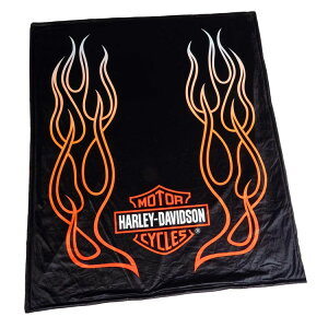 �u�����P�b�g Harley-Davidson �n�[���[�_�r�b�h�\�� �t���C���X �o�[���V�[���h �t���[�X�u�����P�b�g�i�V�F���p���n�t���jHDL-19508 127×150cm �ѕz �A�����J�G��