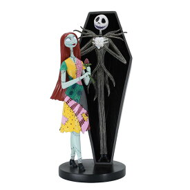フィギュア ジャック＆サリー コフィン 約23.8cm ディズニー enesco Disney Showcase レジン製 オブジェ ギフト プレゼント
