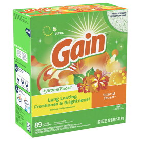 洗濯洗剤 大容量 正規輸入品 ゲイン 粉末 アイランドフレッシュ 2.34kg 82oz GAIN P&G 洗濯用洗剤 輸入洗剤 日用品 アメリカ製 アメリカ雑貨