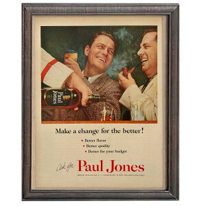 LIFE�� ���B���e�[�W�؂蔲�� �z���A�[�g �t���[���t�� Paul Jones �E�C�X�L�[�L�� �A�����J�G�� �C���e���A ������� ktlife0704