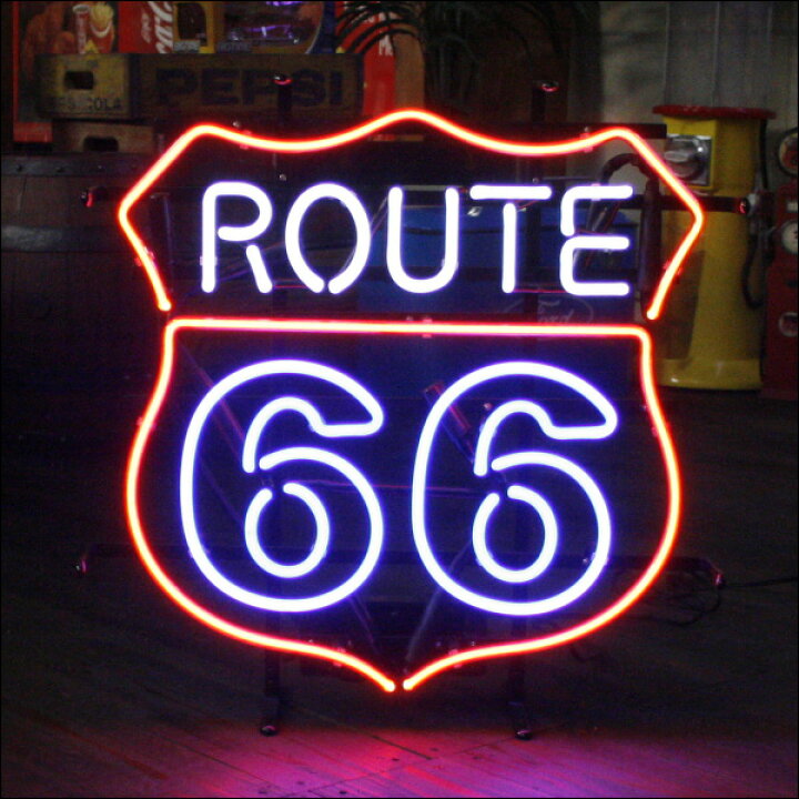 楽天市場】ネオンサイン ROUTE 66 （ルート66 ） ネオン管 照明 店舗 