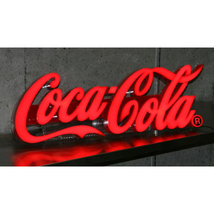 楽天市場】COCA-COLA BRAND コカコーラブランド LEDサイン「レタリング 