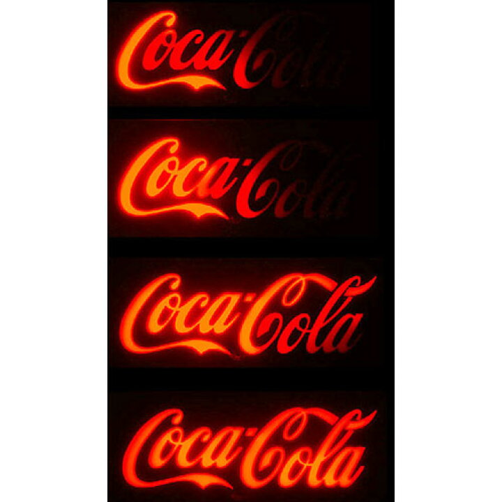楽天市場】COCA-COLA BRAND コカコーラブランド LEDサイン「レタリング 