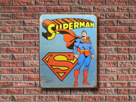 SUPERMAN スーパーマン ブリキ看板 #1335 アメリカ雑貨 アメリカン雑貨