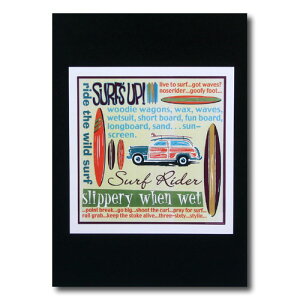 nCA|X^[ T[tBV[Y N-40 uSURF'S UP!v TCYF22×21.5cm AJG AJG