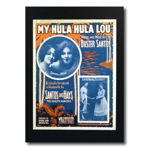 nCA|X^[ tK[V[Y F-130 uMy HULA HULA LOUv TCYF29×22cm AJG AJG