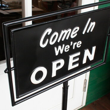 店舗用看板ダルトンスピナーサインスタンドOPEN-CLOSEDブラックG965-1245BKDULTONオープンクローズアメリカ雑貨アメリカン雑貨